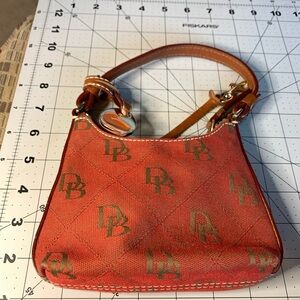 Dooney & Bourke Mini Red Interior Bag in classic print